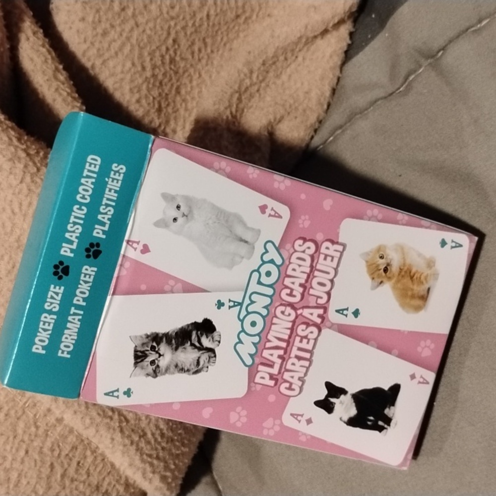playing cards deck poker size - CATS animals - Montoy